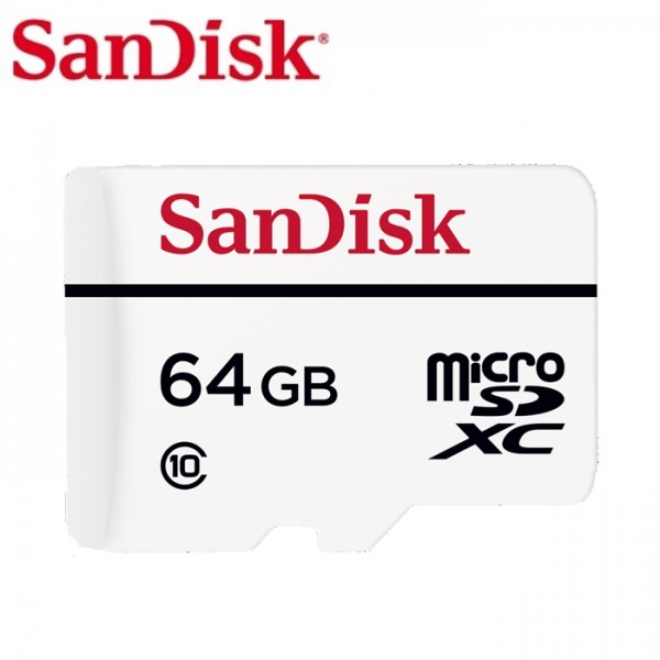 SanDisk Micro 64GB Video Monitoring SDHC C10 20MB/s