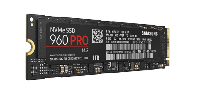 SSD Samsung 960 PRO NVMe M.2 PCIe 1TB MZ-V6P1T0BW