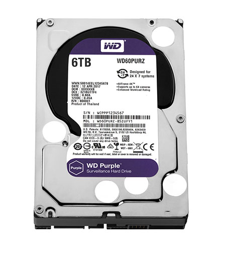Ổ cứng WD Purple 6TB WD60PURZ
