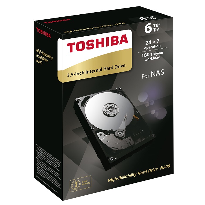 ổ cứng Toshiba HDD NAS 6TB MN05ACA600