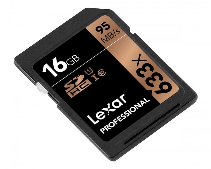 Thẻ nhớ 16GB Pro 633X SDHC 95MB/45MB/s Lexar