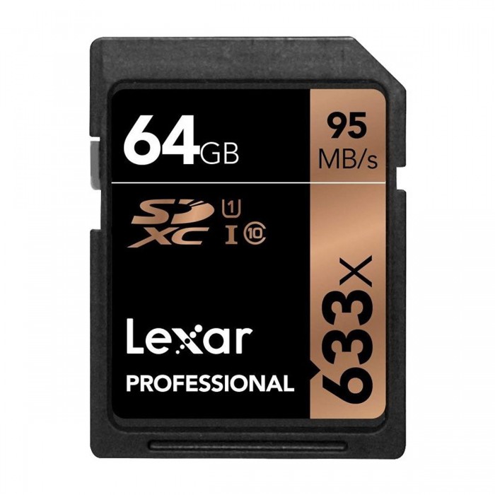 Thẻ nhớ 64GB Pro 633X SDHC 95MB/45MB/s Lexar
