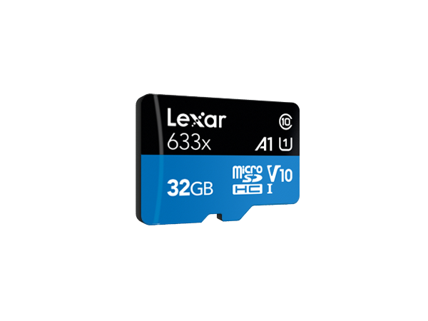 Thẻ nhớ 32GB Micro 633X SDHC 95MB/45MB/s Lexar (Không có  Adapter)