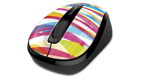 Chuột Microsoft Wireless Mobile Mouse 3500 màu stripe swatch