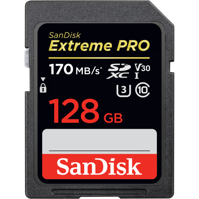 Thẻ nhớ SD SanDisk ExtremePro 128GB - 170MB/s - SDSDXXY-128G-GN4IN