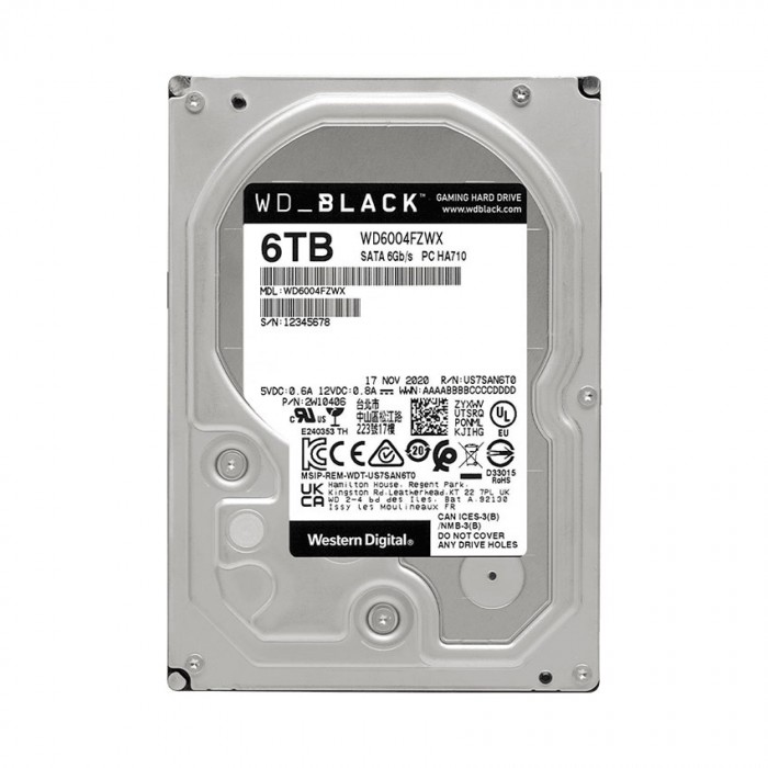 Ổ cứng HDD WD Black 6TB 3.5" - WD6004FZWX