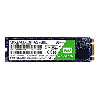 Ổ cứng WD GREEN SSD 480GB SATA III - M.2-2280 WDS480G2G0B