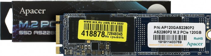 Ổ cứng SSD Apacer AS2280P2 M.2 120GB (AP120GAS2280P2-1)