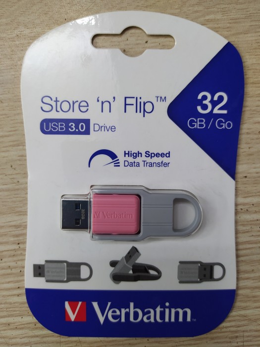 USB Verbatim 32GB Store 'n' Flip