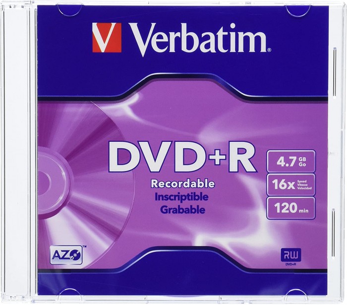 Đĩa Verbatim DVD+R 4.7GB 16X 10pk SC