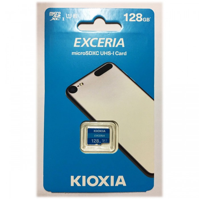 Thẻ nhớ MicroSD 128GB UHS-I C10 Kioxia Exceria 100MBs(Có Adapter)