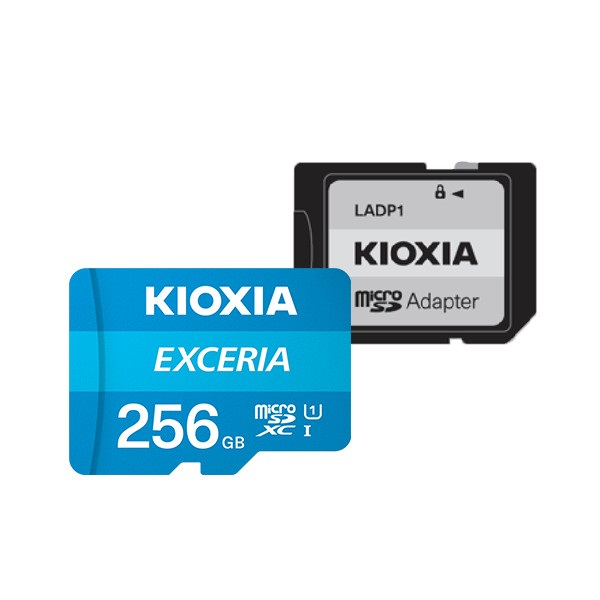 Thẻ nhớ MicroSD 256GB UHS-I C10 Kioxia Exceria 100MBs(Có Adapter)