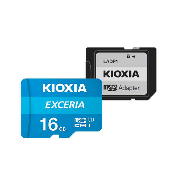 Thẻ nhớ MicroSD 16GB UHS-I C10 Kioxia Exceria 100MBs(Không có Adapter)