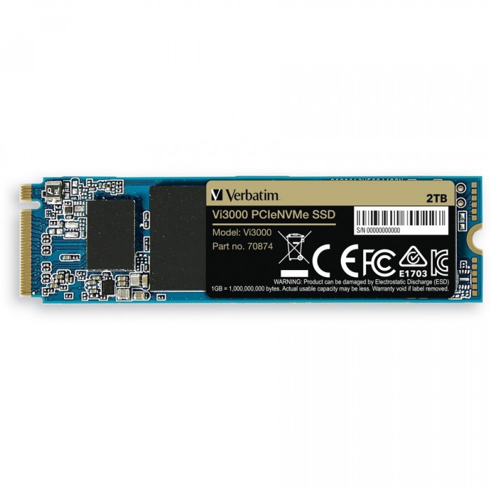 Ổ cứng Verbatim SSD NVMe M.2 2TB (Vi3000)