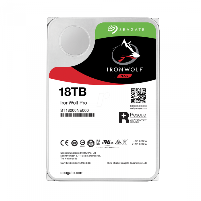 Ổ Cứng HDD NAS Seagate IronWolf Pro 18Tb ST18000NE000