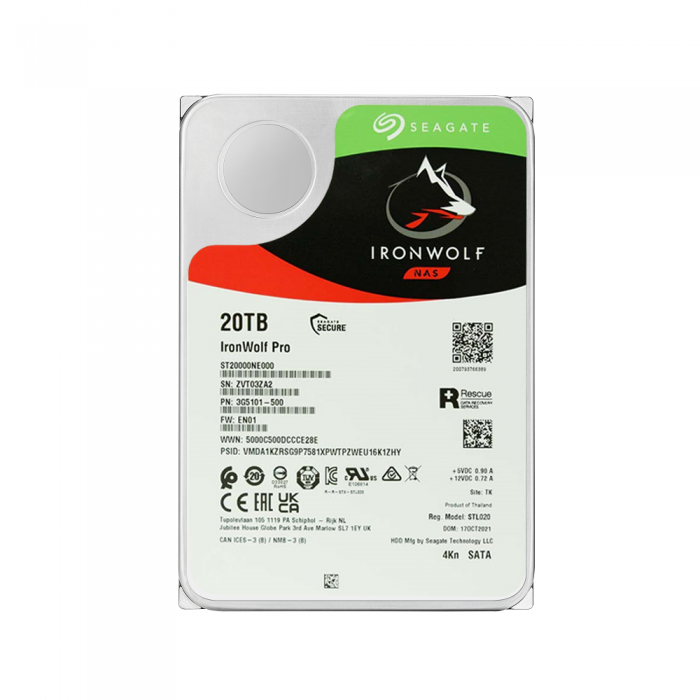 Ổ Cứng HDD NAS Seagate IronWolf Pro 20Tb ST20000NE000