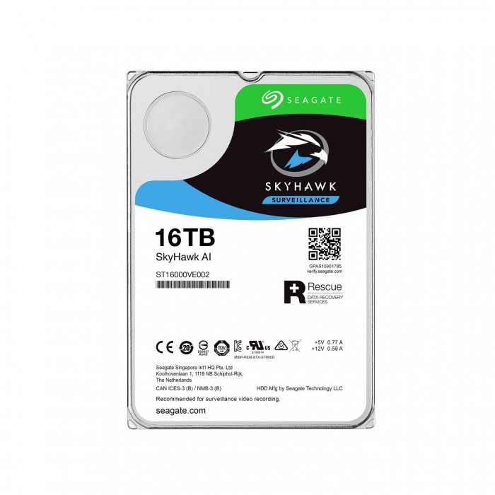 HDD Seagate 3.5" cho camera SkyHawk AI 16TB ST16000VE002