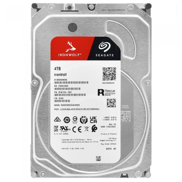 Ổ Cứng HDD NAS Seagate IronWolf 4TB -   ST4000VN006