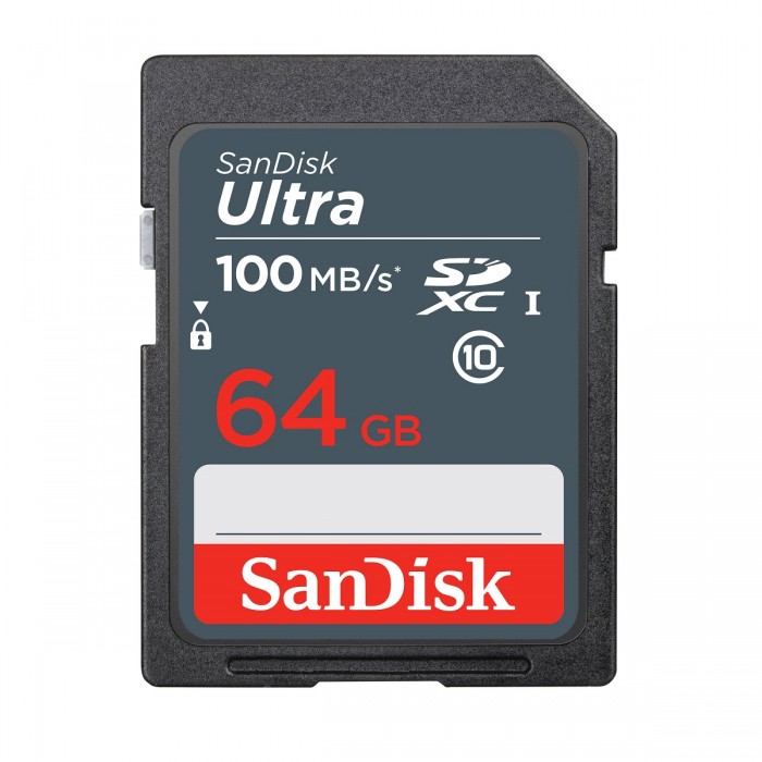 Thẻ nhớ SanDisk SDXC Ultra 64GB C10 UHS-1 100MB/s - SDSDUNR-064G-GN3IN