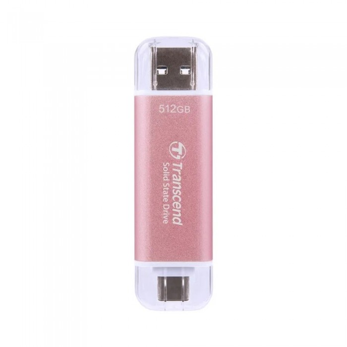 Ổ cứng di động SSD Transcend ESD310P 512GB - Hồng