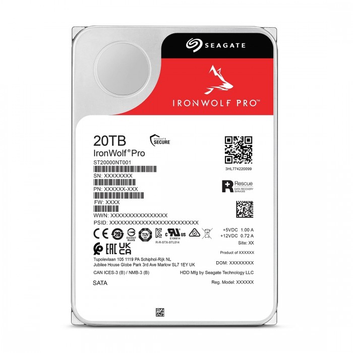 Ổ Cứng HDD NAS Seagate IronWolf Pro 20TB - ST20000NT001