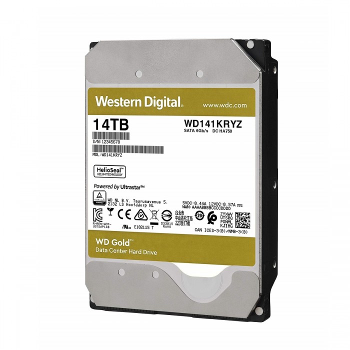 Ổ cứng HDD WD Gold 14TB 3.5" - WD141KRYZ