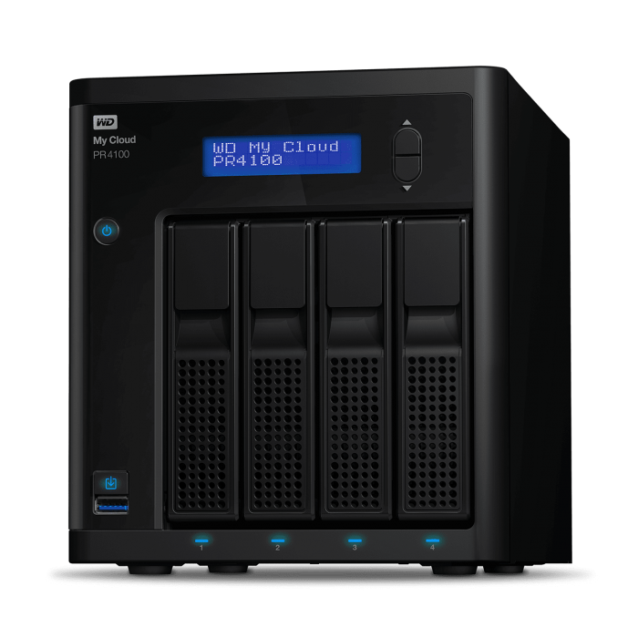 WD My Cloud PR4100 0TB WDBNFA0000NBK-SESN