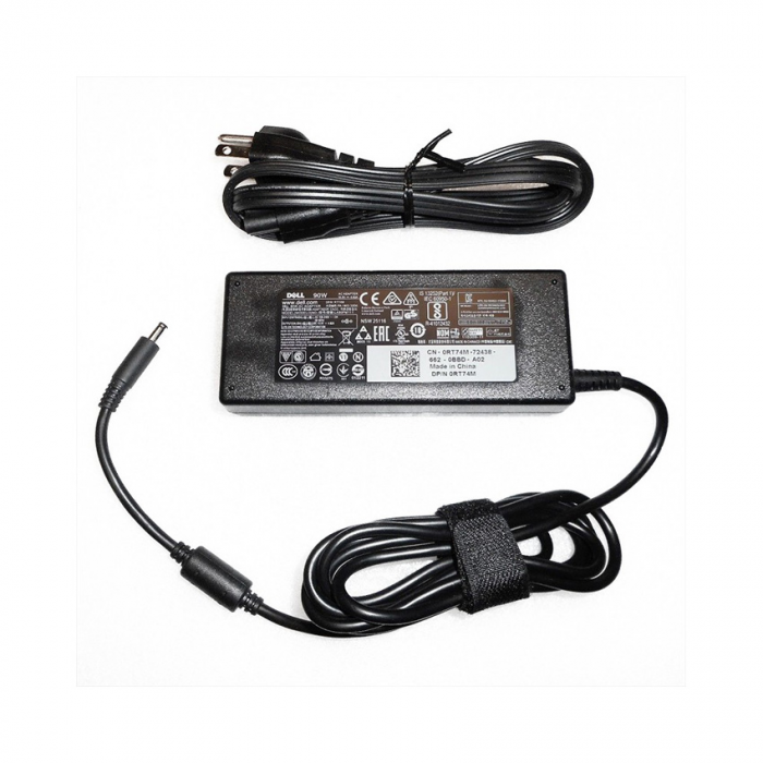 Sạc Laptop Dell 19.5v - 3.34A chân kim nhỏ, củ hình chữ nhật (ZIN)