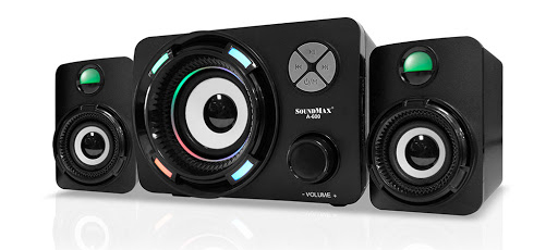 Loa vi tính SoundMax A600 (2.1) 16W, Đen