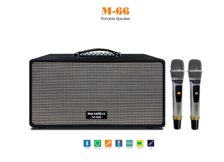 Loa kéo SoundMax M66 (màu đen)