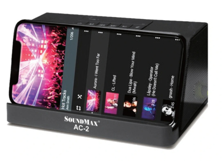 Loa Bluetooth di động SOUNDMAX AC2 sạc không dây