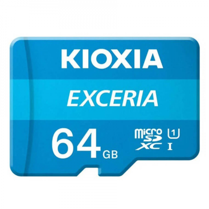 Thẻ nhớ Micro KIOXIA 64G EXCERIA CL10 U1 R100 w/o adapter- LMEX1L064GG4 Thẻ nhớ Micro KIOXIA 64G EXCERIA CL10 U1 R100 w/o adapter- LMEX1L064GG4