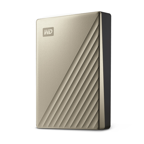 Ổ cứng di động 4TB WD My Passport Ultra USB Type-C 3.0 Vàng WDBFTM0040BGD-WESN Ổ cứng di động 4TB WD My Passport Ultra USB Type-C 3.0 Vàng WDBFTM0040BGD-WESN