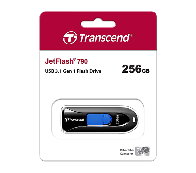 Ổ cứng di động 256GB JF790K / USB 3.1 Transcend - TS256GJF790K Ổ cứng di động 256GB JF790K / USB 3.1 Transcend - TS256GJF790K