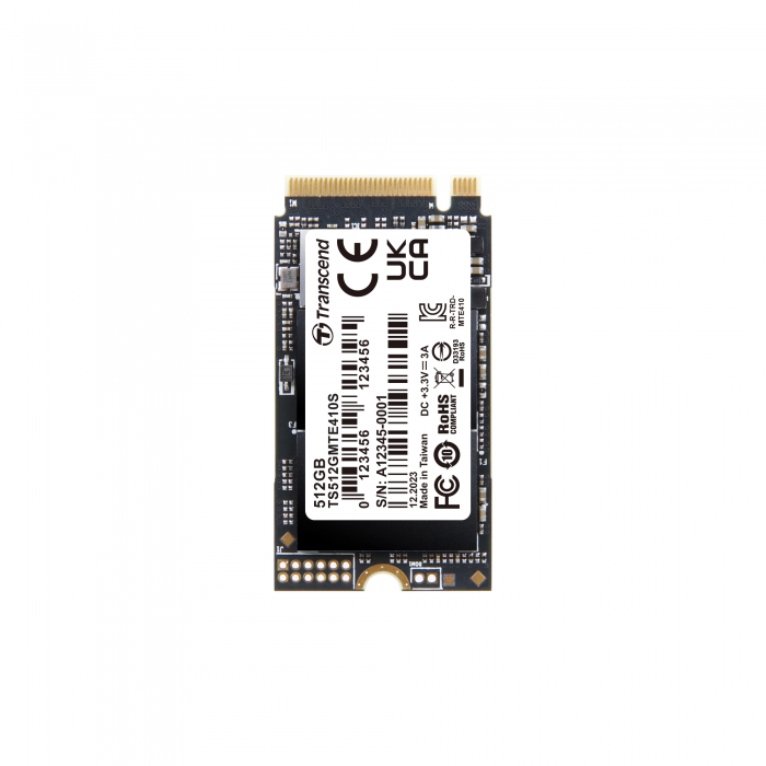 Ổ cứng gắn trong hiệu Transcend TS512GMTE410S, 512GB, M.2 2242, PCIe Gen4 x4, NVMe 1.4
