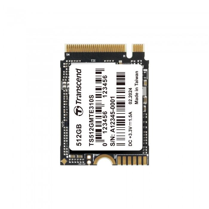 Ổ cứng gắn trong hiệu Transcend TS512GMTE310S, 512GB M.2 2230 PCIe Gen4 x4