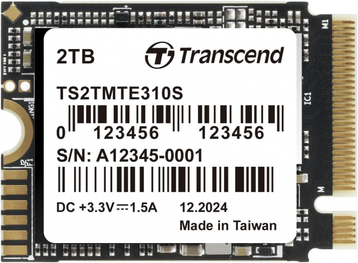 Ổ cứng gắn trong hiệu Transcend TS2TMTE310S, 2TB M.2 2230 PCIe Gen4 x4