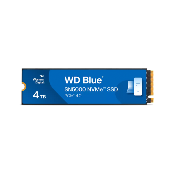 Ổ cứng gắn trong SSD WD Blue SN5000 NVMe SSD 4TB PCIe Gen 4x4, 5Y WTY_WDS400T4B0E-00BKY0
