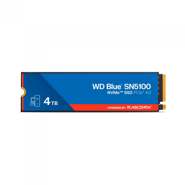 Ổ cứng gắn trong SSD WD- 4TB SN5100 M.2 PCIe Gen4 NVMe- WDS400T5B0E Ổ cứng gắn trong SSD WD- 4TB SN5100 M.2 PCIe Gen4 NVMe- WDS400T5B0E