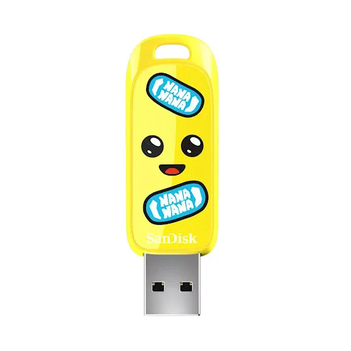 USB SanDisk Fortnite Peely Edition- 64GB USB 3.2,Ingot Type-A,130MB/s- SDCZIF-064G-G46 