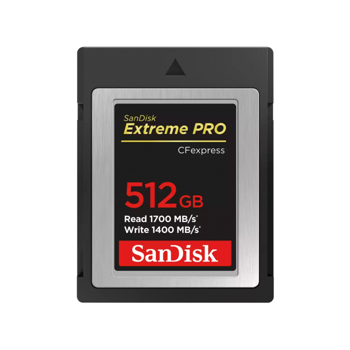 Thẻ nhớ SanDisk 512G Extreme Pro,1700/1400 MB/s,4x6- SDCFE-512G-GN4NN 
