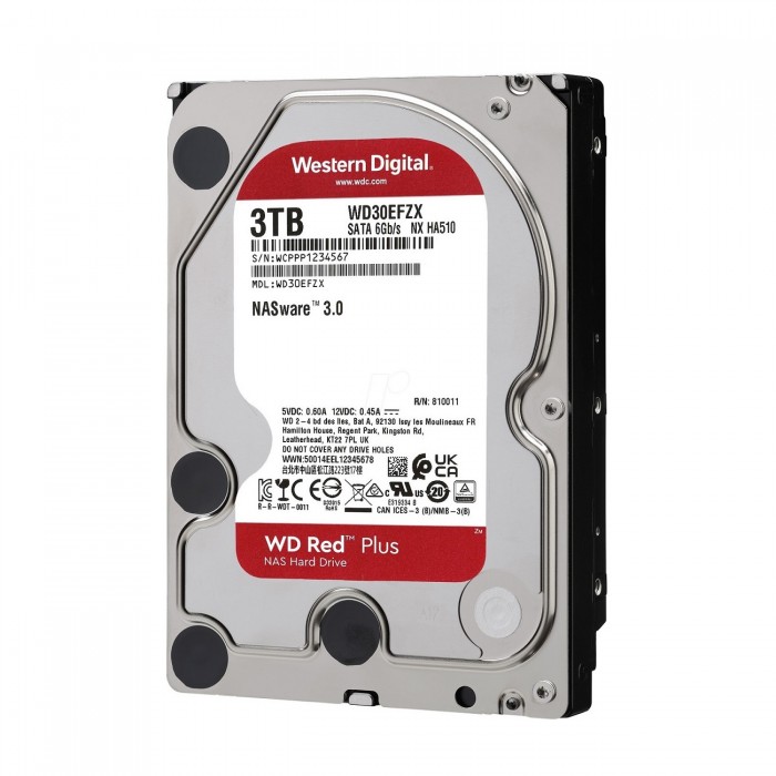Ổ cứng HDD WD Red Plus 3TB 3.5" - WD30EFZX