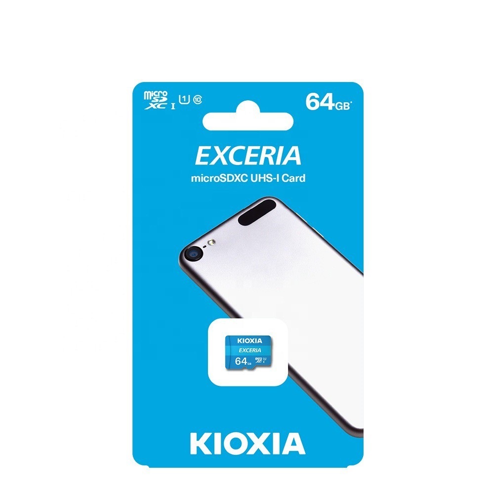 Thẻ nhớ MicroSD 64GB UHS-I C10 Kioxia Exceria 100MBs(Không có Adapter)