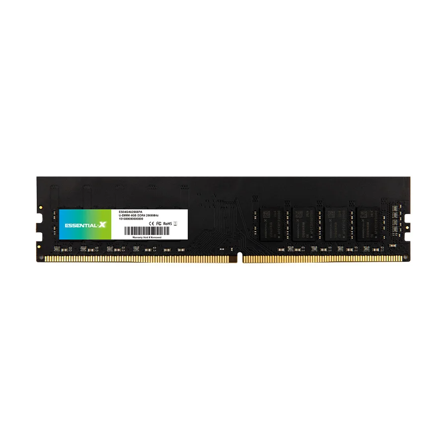 Bộ nhớ ram vi tính Essential-X DDR4 U-DIMM 3200MT/s - 8GB, hiệu Exascend, model: ES08G4U3200AU