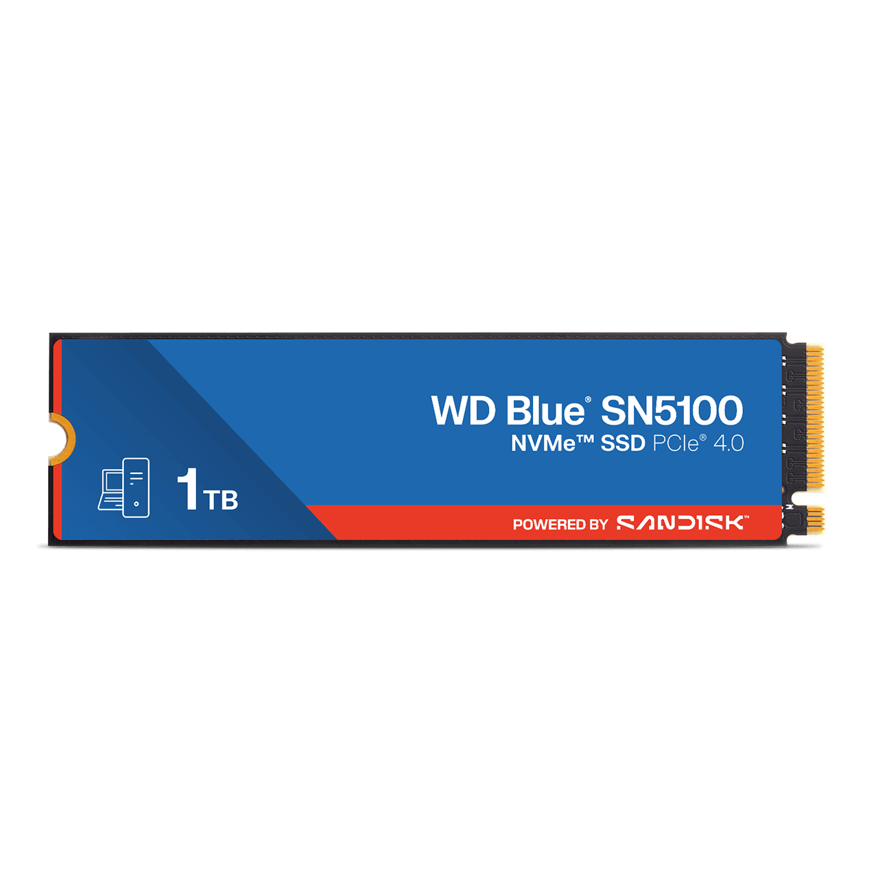 Ổ cứng gắn trong SSD WD- 1TB SN5100 M.2 PCIe Gen4 NVMe- WDS100T5B0E