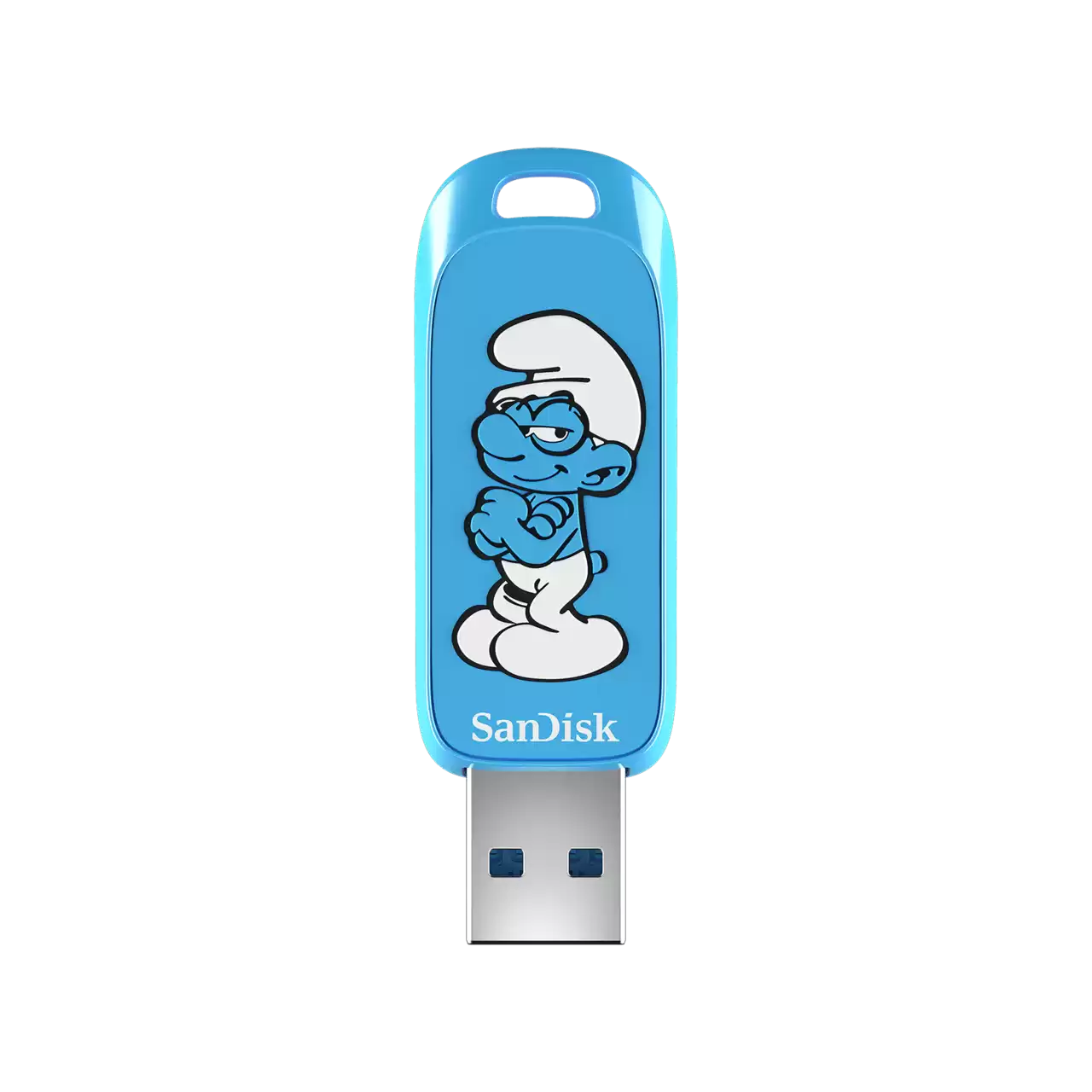 Bộ nhớ ngoài SanDisk 64G, SDCZIS-064G-G46, USB 3.2,Ingot TypeA,130MB/s,Brainy Smurf Edition