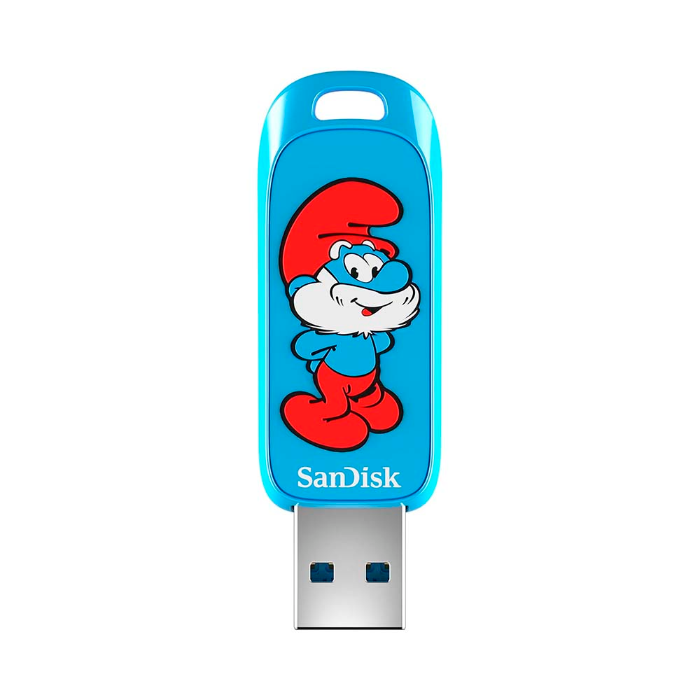Bộ nhớ ngoài SanDisk 128G, SDCZIS-128G-G46, USB 3.2,Ingot TypeA,130MB/s,Papa Smurf Edition