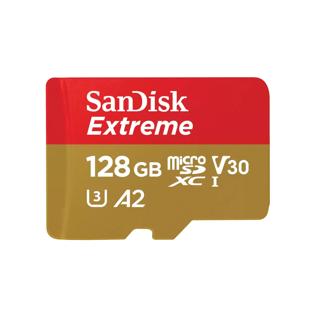 Thẻ nhớ SanDisk Extreme microSDXC, SQXAA 128GB, V30, U3, C10, A2,UHS-I, 190MB/s R, 90MB/s W, 4x6, Lifetime Limited_SDSQXAA-128G-GN6MN  