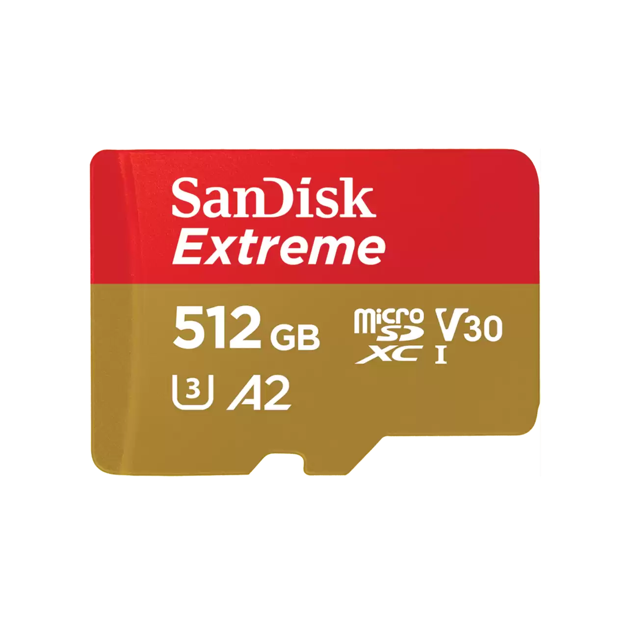 Thẻ nhớ SanDisk Extreme microSDXC, SQXAV 512GB, V30, U3, C10, A2,UHS-I, 190MB/s R, 130MB/s W, 4x6, Lifetime Limited_SDSQXAV-512G-GN6MN 