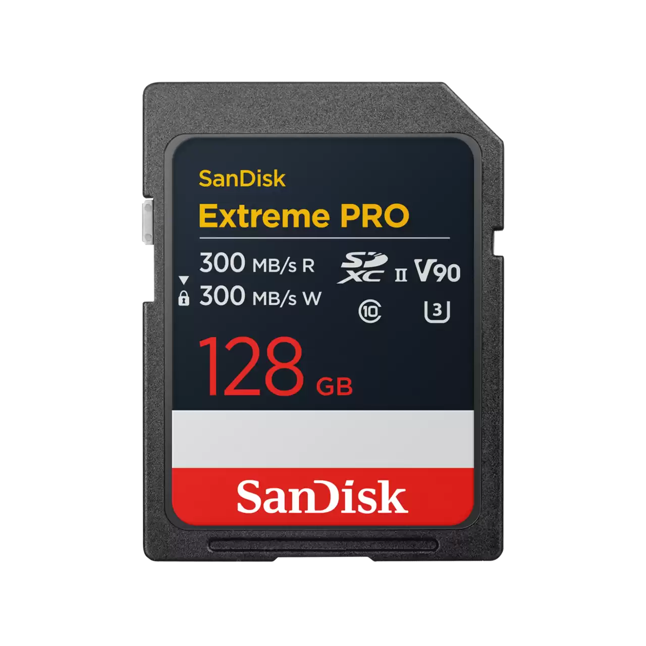 Thẻ SD SanDisk 128G Extreme Pro SDXC, 300MB/s R,300MB/s W,V90,C10,UHS-II,U3,RPD2,4x6 